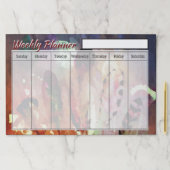 羽毛の週次プランナーシート ペーパーパッド (インサイチュ)