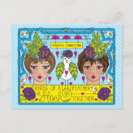 羽毛の鳥 ポストカード