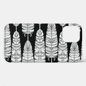 羽毛ぼほ:白黒 Case-Mate iPhoneケース (裏面 (横))