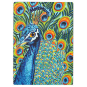 羽毛をつけられた孔雀I クリップボード (裏面)