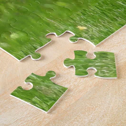 羽毛を表示する成熟した雄の野生のトルコ ジグソーパズル (側面)