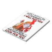 羽毛を逆立てないで鶏を羽織ろう ノートパッド (回転)