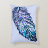 羽毛アクセント枕 – お使いの色 アクセントクッション (正面(垂直))