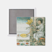 羽毛アステカ職人 マグネット (正面/裏面)