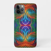 羽毛カラフル渦 Case-Mate iPhoneケース (裏)