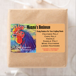 羽毛クラフトラベル ラベル