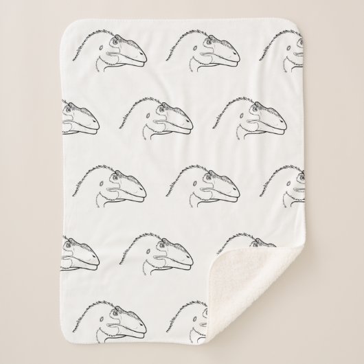 羽毛サイツメケロムシェルパ毛布 シェルパブランケット (正面)