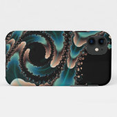 羽毛スワール携帯電話ケース Case-Mate iPhoneケース (裏面(横))