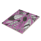 羽毛パターン タイル (側面)