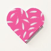 羽毛パターン ノートブック (裏面)