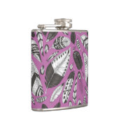 羽毛パターン フラスク (右)