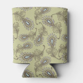 羽毛パターン 缶クーラー (裏面)