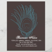 羽毛フライヤー チラシ (裏面)