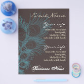 羽毛フライヤー チラシ (シングル)