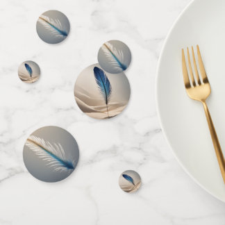 羽毛プリント コンフェッティ