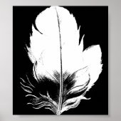 羽毛プリント ポスター (正面)