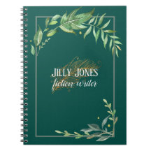 羽毛ペンと葉付きフレーム（スプルース緑）