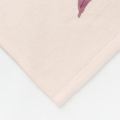 羽毛ボホ水彩毛布カスタマイズ布 フリースブランケット (角)