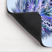 羽毛マウスパッカスタムトの色 – 青 マウスパッド (コーナー)