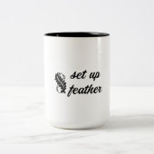 羽毛マグをセットアップする ツートーンマグカップ (中央)