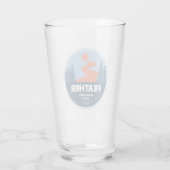 羽毛ワイルドシーニックリバー タンブラーグラス (裏面)