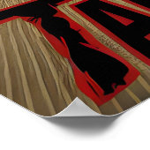 羽毛付きフューリー:チキンキック打ち抜きバッグ ポスター (角)