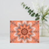 羽毛付きフレンジー葉書 ポストカード (スタンド正面)