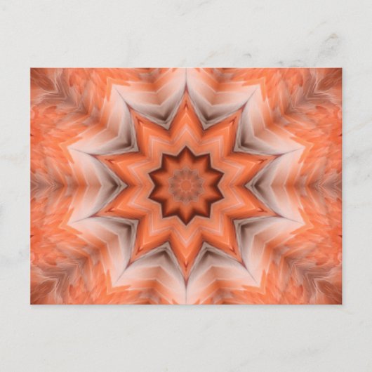 羽毛付きフレンジー葉書 ポストカード (正面)