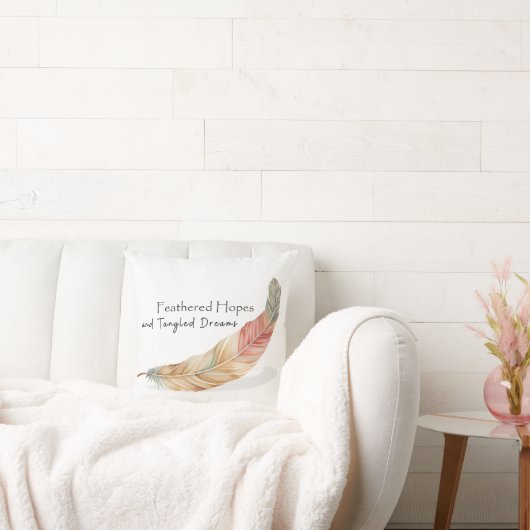 羽毛付き希望の枕 – Boho Renewal Accent クッション (ソファ)