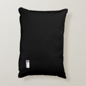 羽毛付き枕 アクセントクッション (裏面(縦))