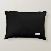 羽毛付き枕 アクセントクッション (裏面)