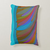 羽毛付き枕 | m3galleryStudio アクセントクッション (裏面(縦))