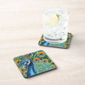 羽毛孔雀I コースター (右側)