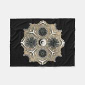 羽毛帯が穿孔フリースブランケット フリースブランケット (正面(横))