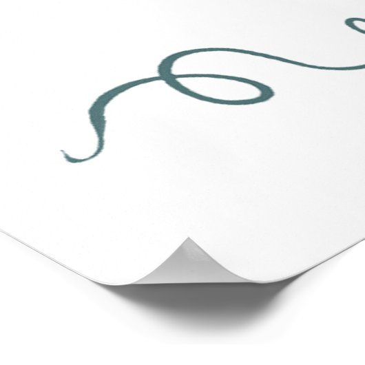 羽毛幸運 ポスター (角)