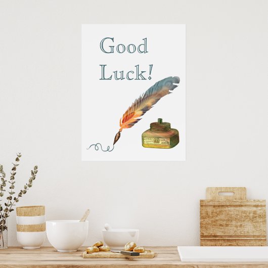 羽毛幸運 ポスター (キッチン)