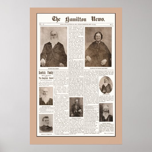 羽毛族懇親会- 1904年9月16日 – 茶 ポスター (正面)