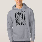 羽毛模様 パーカ (正面)