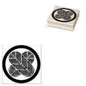 羽毛浅野高の葉柄ゴム印 ラバースタンプ (押印)