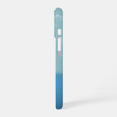 羽毛浮き海 iPhone 16ケース (左側面)