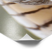 羽毛角素晴らしフクロウ写真 フォトプリント            (角)