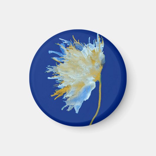 羽毛開花 マグネット (正面)