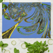 羽毛魚 キッチンタオル (折り畳み)