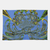 羽毛魚 キッチンタオル (横)