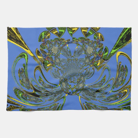 羽毛魚 キッチンタオル (横)