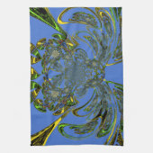 羽毛魚 キッチンタオル (縦)