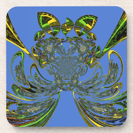 羽毛魚 コースター (正面)