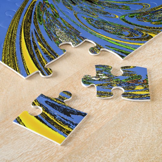 羽毛魚 ジグソーパズル (側面)