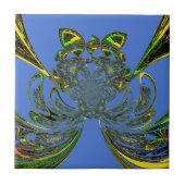 羽毛魚 タイル (正面)