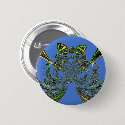 羽毛魚 缶バッジ (正面&裏面)